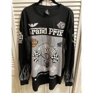 Lavish Society Grand Prix NY Motorcycle 07 Jersey -Live to Ride Lg Sleeve